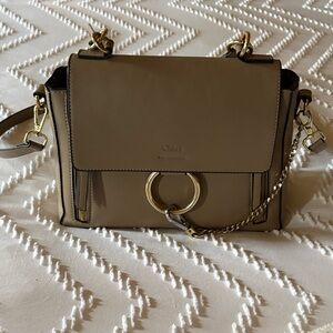 Taupe crossbody bag